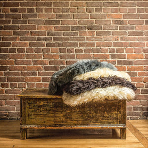 Chocolate New Zealand Natural Sheepskin Rug - 2' x 3'