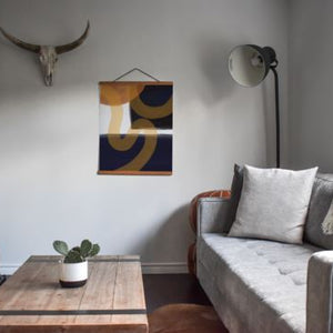 5" x 7" Contemporary Crossfire Abstract Watercolor Wall Art