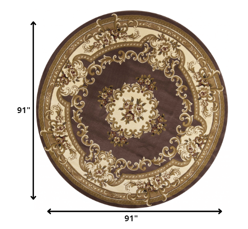 9' X 13' Polypropylene Plumor Ivory Area Rug