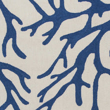 Polyester Ivory Blue Area Rug - 7' x 9'