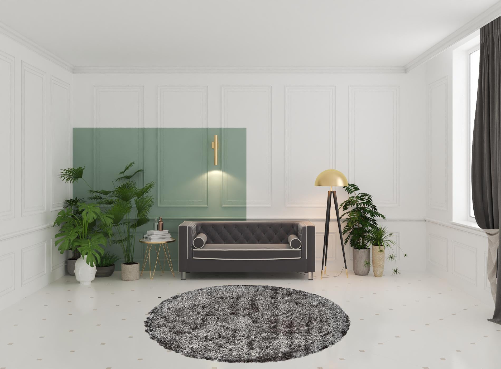 Pink Shag Tufted Handmade Area Rug - 2' x 3'