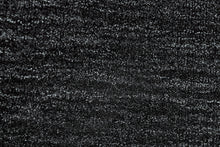 4' X 6' Black Wool Hand Woven Stain Resistant Area Rug