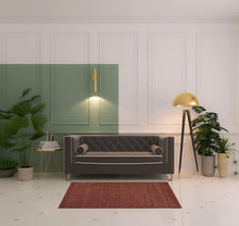 4' X 6' Black Wool Hand Woven Stain Resistant Area Rug