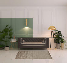 4' X 6' Taupe Geometric Hand Woven Area Rug