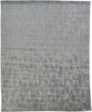 4' X 6' Taupe Geometric Hand Woven Area Rug