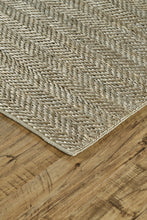 4' X 6' Tan And Gray Hand Woven Area Rug