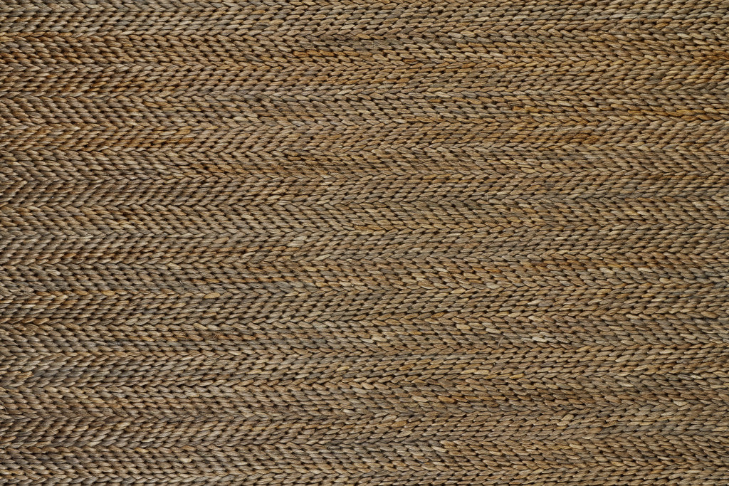 4' X 6' Tan And Gray Hand Woven Area Rug