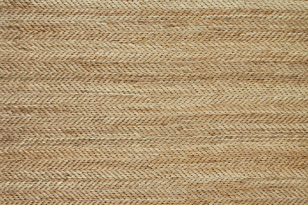 4' X 6' Tan And Gray Hand Woven Area Rug