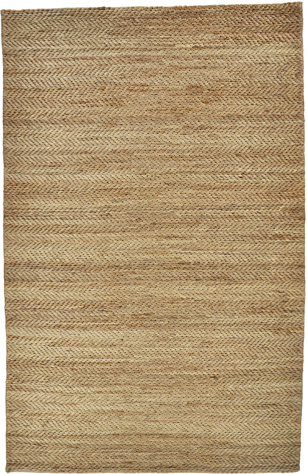 4' X 6' Tan And Gray Hand Woven Area Rug