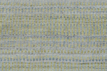Green Blue And Tan Ombre Hand Woven Area Rug - 4' x 6'