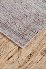 Green Blue And Tan Ombre Hand Woven Area Rug - 4' x 6'