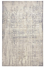 Green Blue And Tan Ombre Hand Woven Area Rug - 4' x 6'