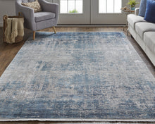 3' X 5' Taupe Ivory And Gold Abstract Power Loom Distressed Area Rug With Fringe
