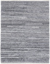 4' X 6' Ivory And Taupe Striped Hand Woven Stain Resistant Area Rug
