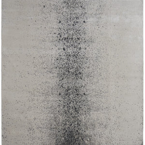 4' X 6' Ivory And Blue Abstract Power Loom Area Rug