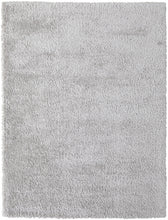 4' X 6' Ivory Shag Power Loom Stain Resistant Area Rug