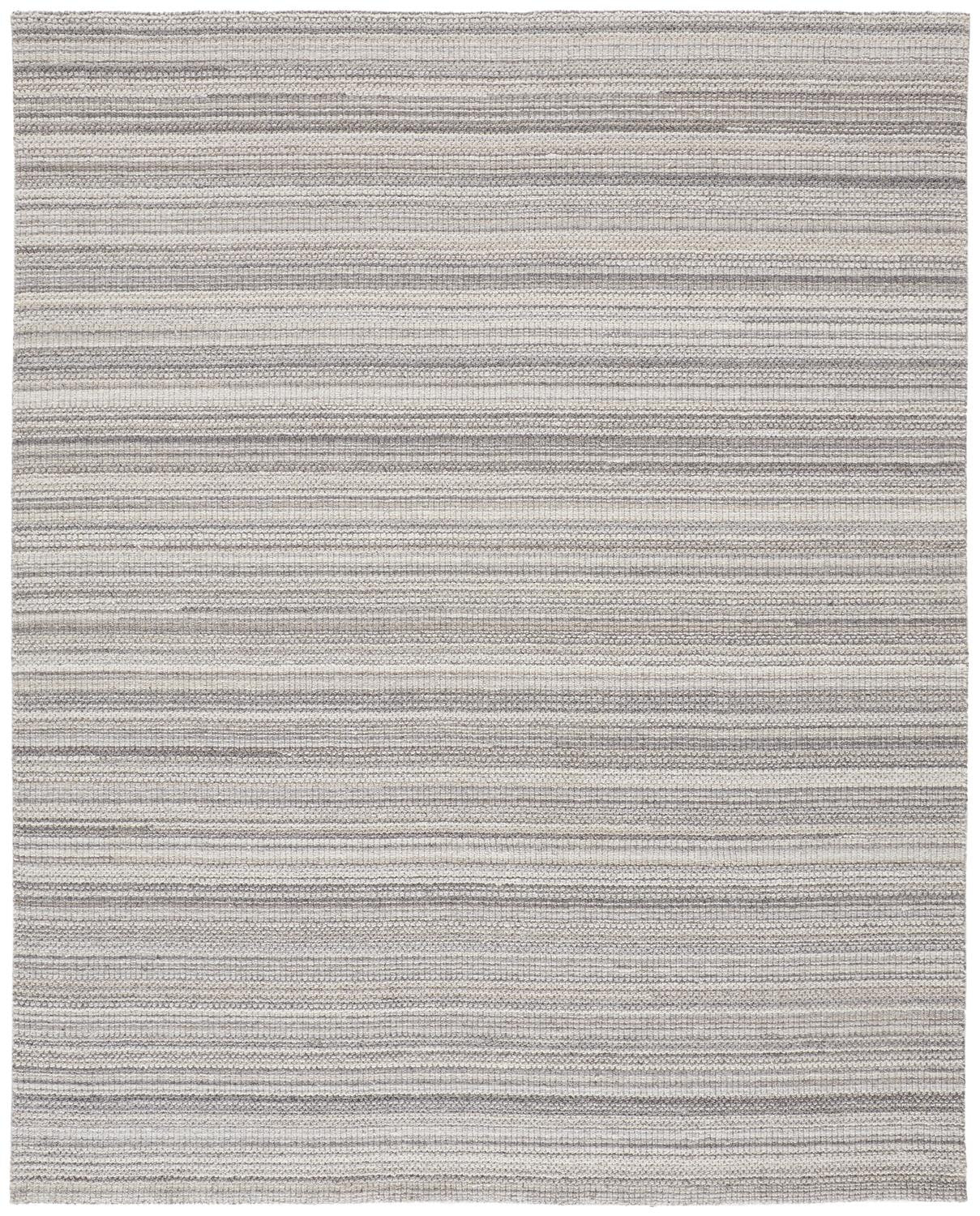 4' X 6' Ivory Wool Hand Woven Stain Resistant Area Rug