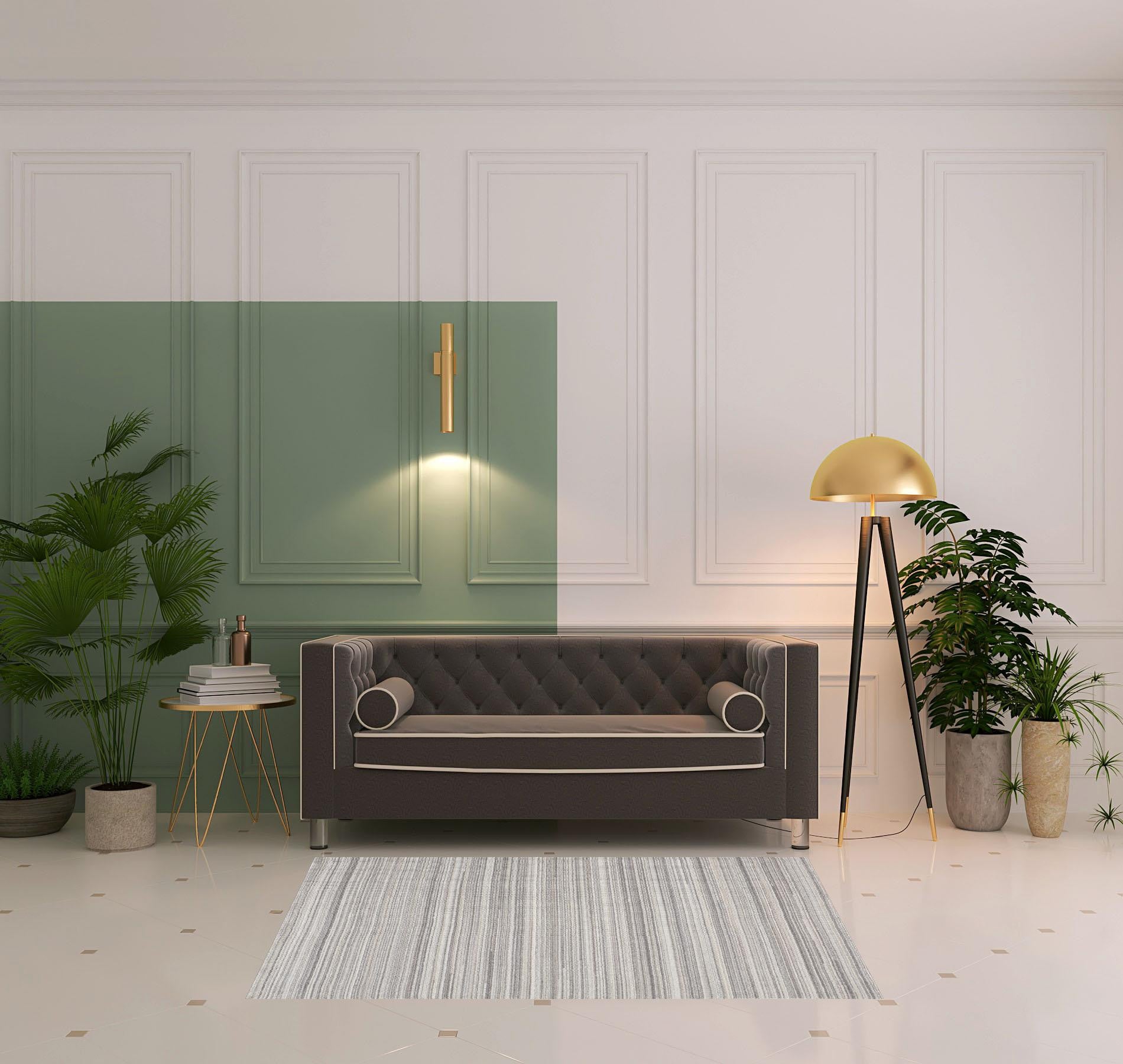 4' X 6' Ivory Wool Hand Woven Stain Resistant Area Rug