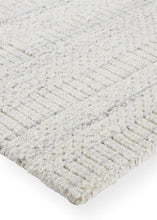 4' X 6' Ivory Wool Hand Woven Stain Resistant Area Rug