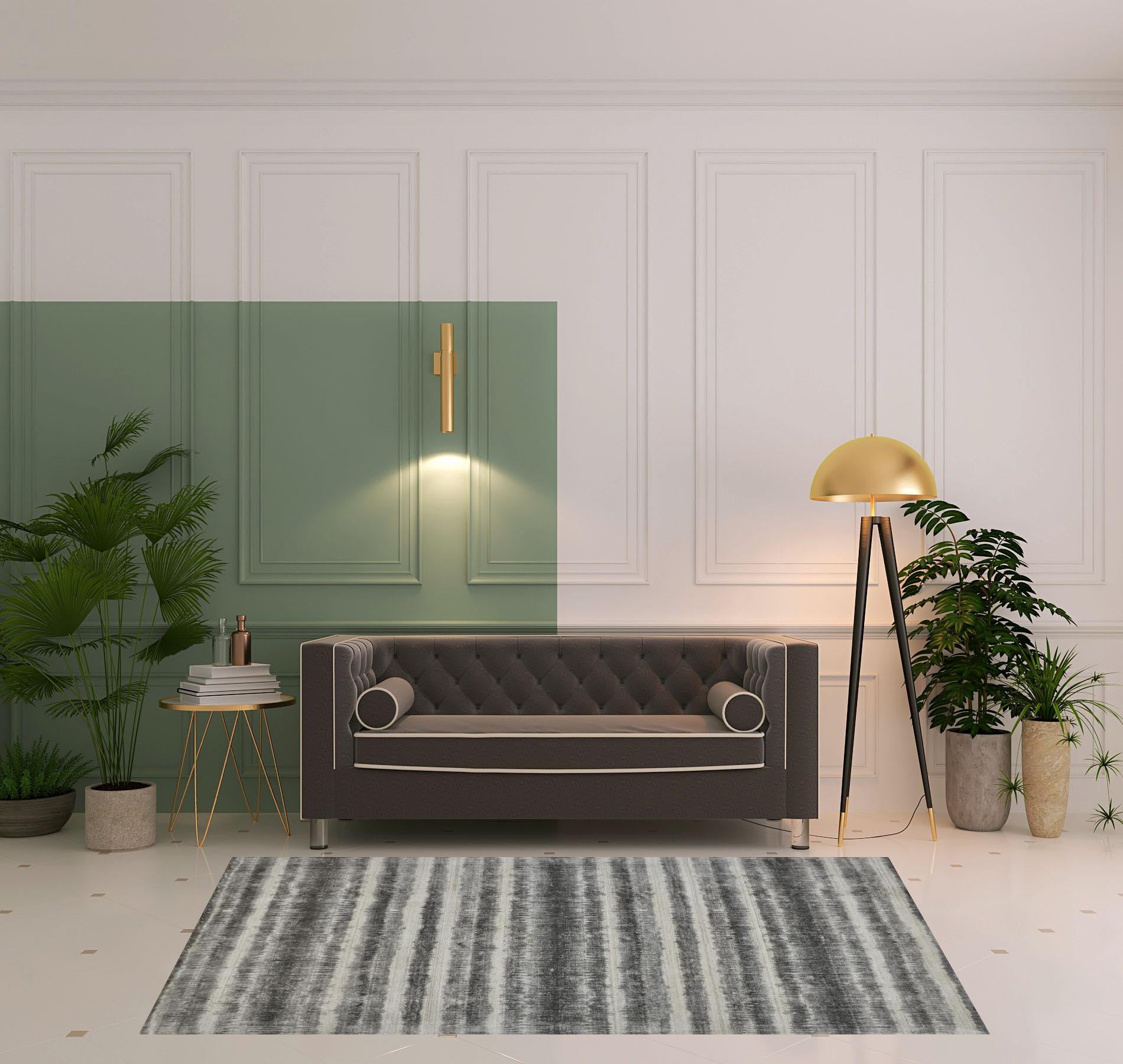 4' X 6' Tan Ivory And Pink Abstract Hand Woven Area Rug