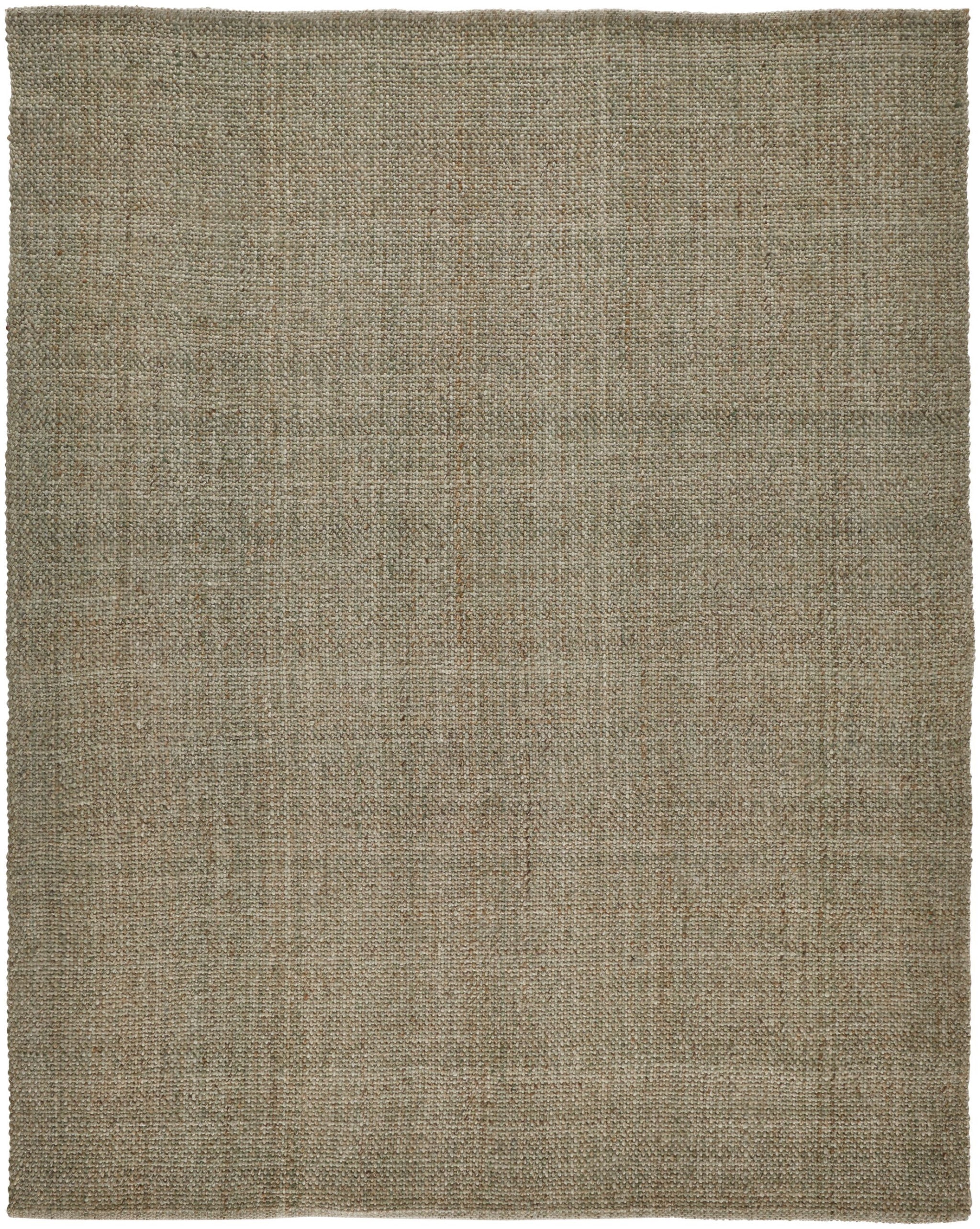 Gray Ivory And Blue Hand Woven Area Rug - 5' x 8'