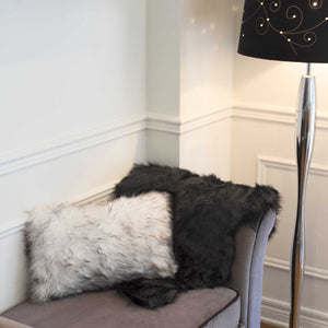 Gradient Gray Faux Pillow 2 Pack 12" x 20" x 5"