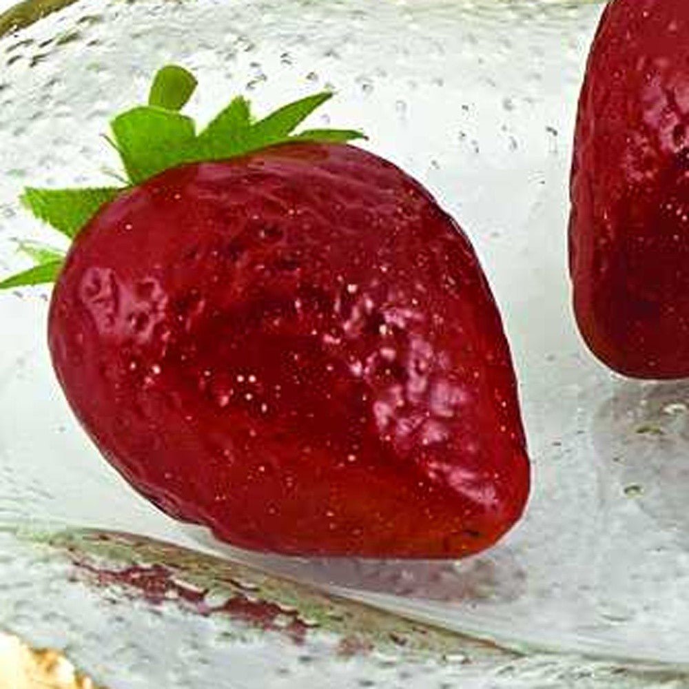 14" Mouth Blown Wavy Edge Gold Leaf Platter