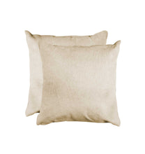 Natural Torino Cowhide Pillow 2 Pack 18