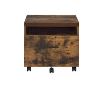 Weathered Oak File Cabinet 18.89