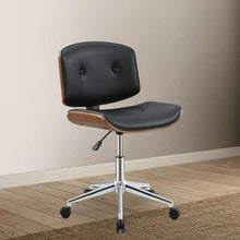 Black And Walnut Office Chair - 20