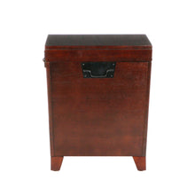 Brown Solid Wood Square End Table 24