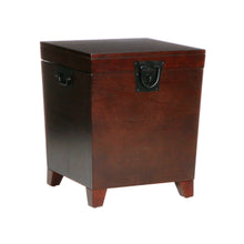 Brown Solid Wood Square End Table 24