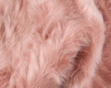 Dusty Rose Faux Sheepskin Area Rug - 24