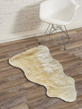 Gold Single Sheepskin Area Rug - 24