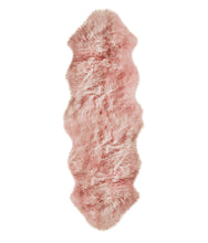 Pink Double Sheepskin Area Rug - 24