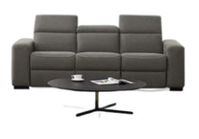 Charcoal Mid-Century Polyester Fabric Love Seat