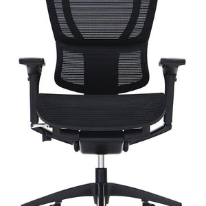 Black Mesh Tilt Tension Control Chair 26" x 26" x 40.8"