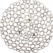 18.5 X 18.5 X 4.5 Bronze Decorative Metal  Tray