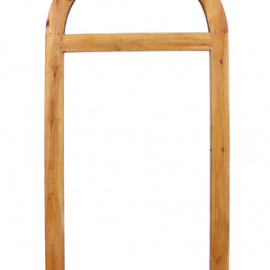 4.75 X 23.75 X 1.25 Brown Rustic With Minimalist Window Frame Dressing  Mirror