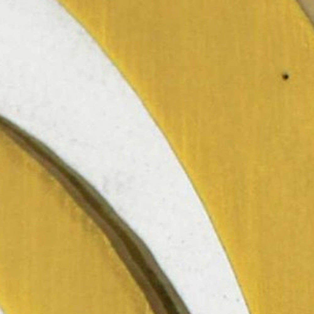 1" X 7.75" X 9.5" Yellow, Cottage Style, Wall Decor - Letter D