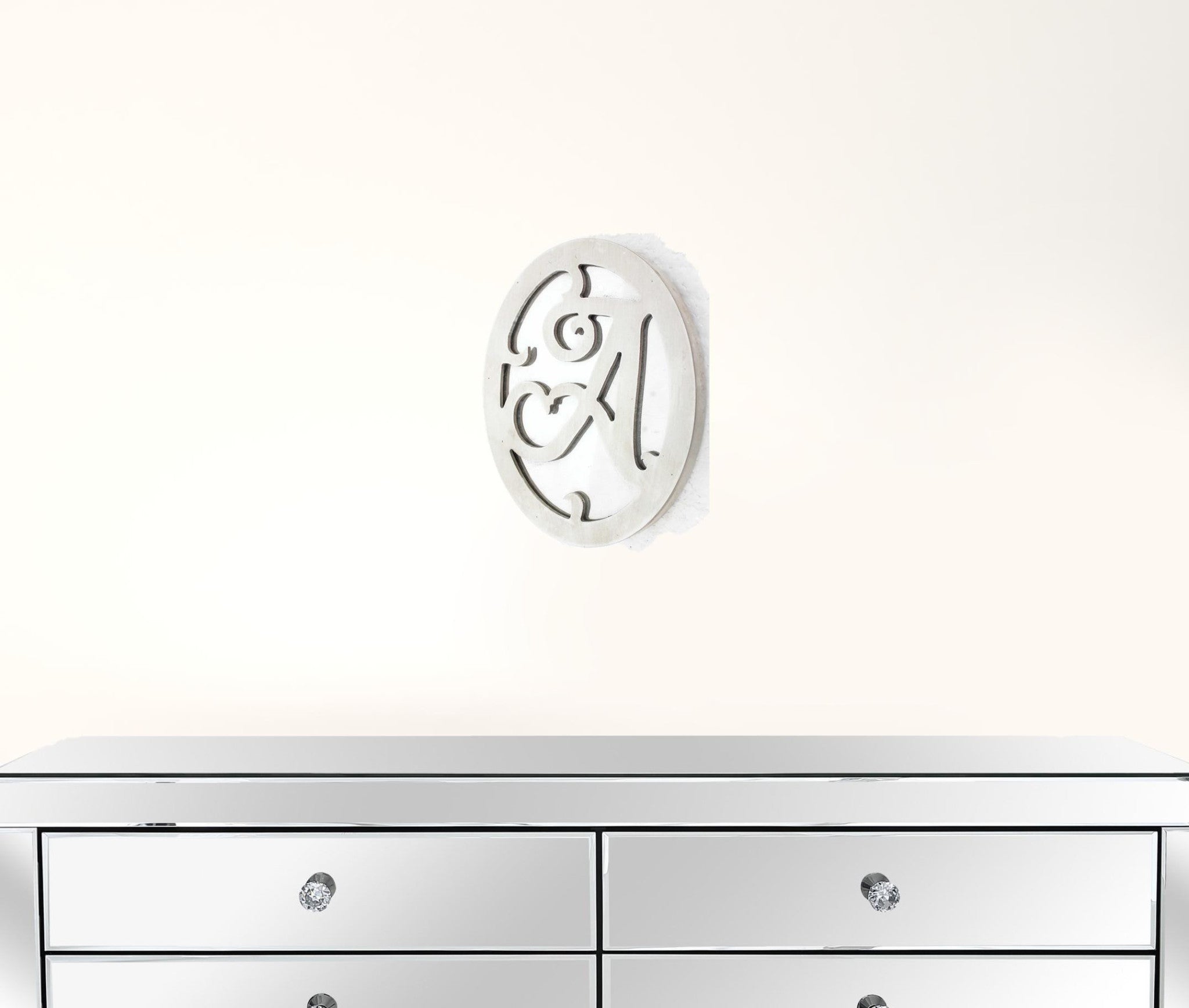 1" X 7.75" X 9.5" Yellow, Cottage Style, Wall Decor - Letter D