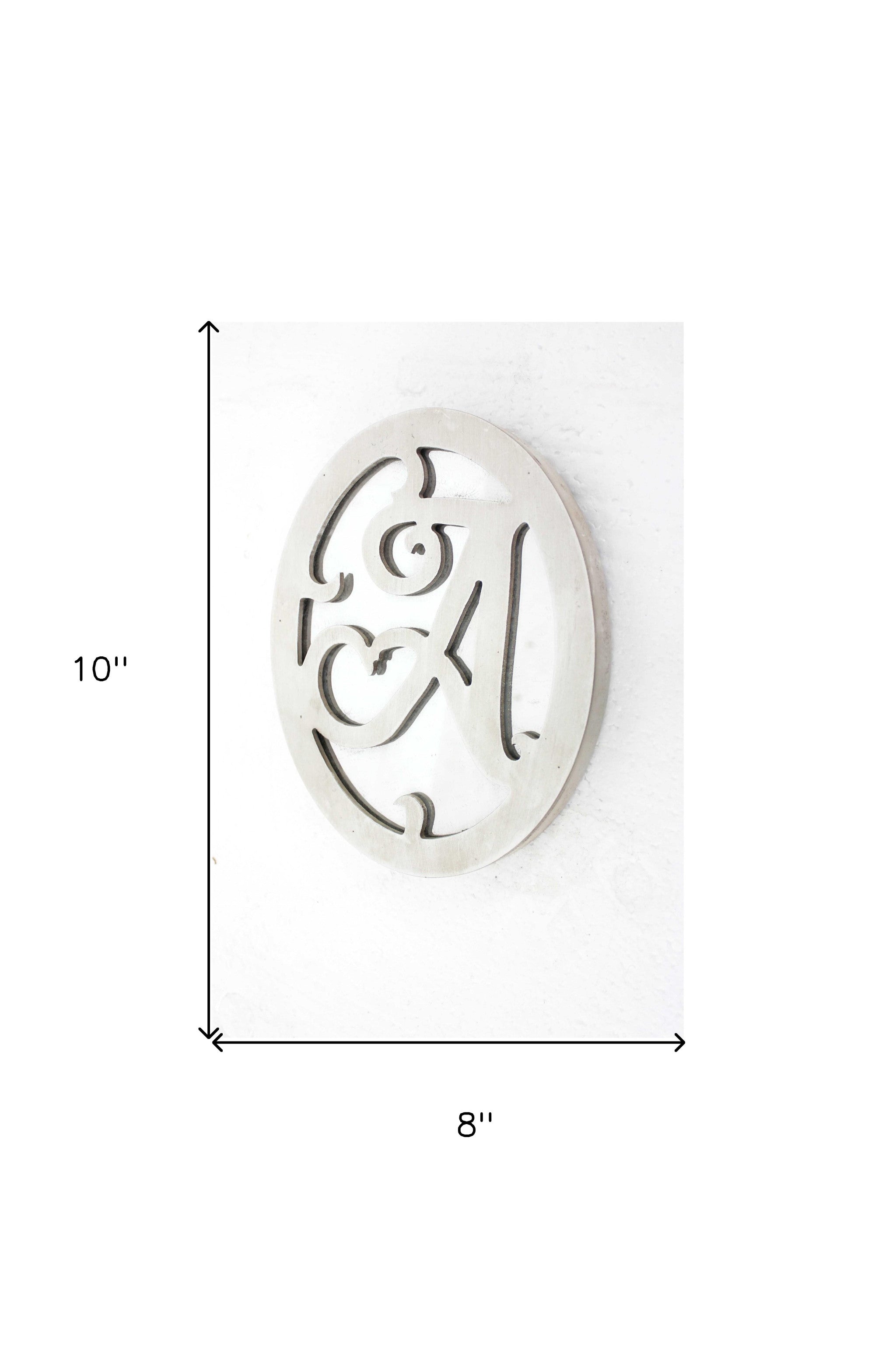 1" X 7.75" X 9.5" Yellow, Cottage Style, Wall Decor - Letter D