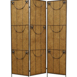 1 X 60 X 72 Brown Metal Lone Star - Screen