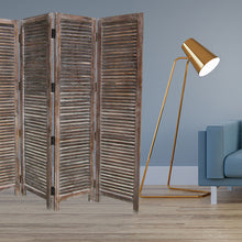 1 X 80 X 84 Brown Wood Screen