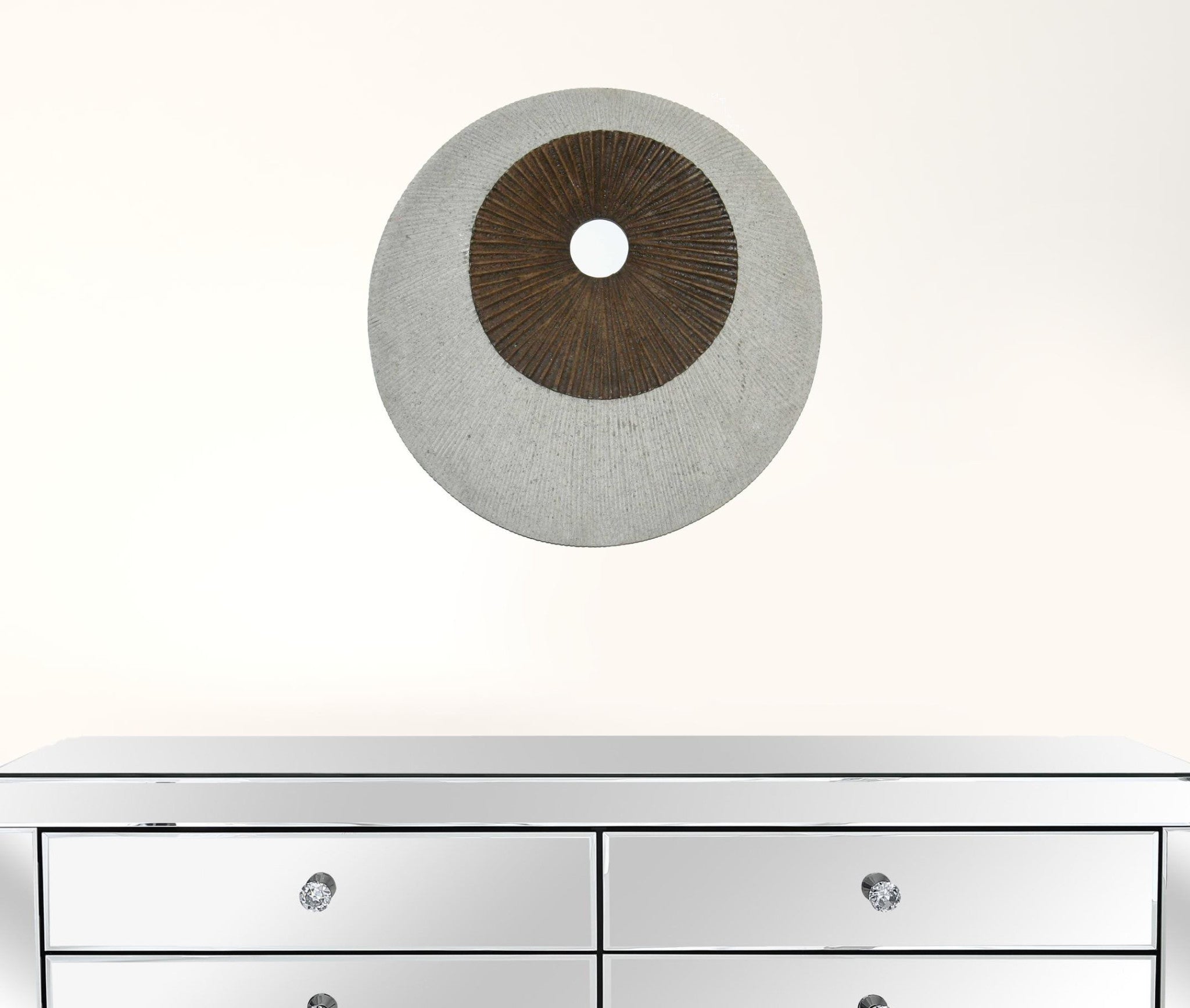 14 x 14 Grey And Brown Stone Wall Decor