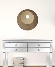 1 X 19 X 19 棕色圓形雙層羅紋牆板