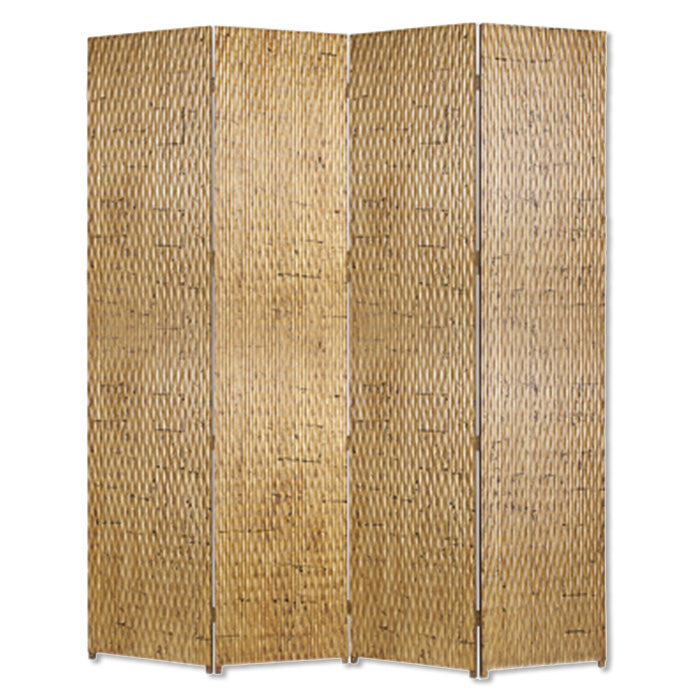 1" X 84" X 84" Silver Wood  Screen