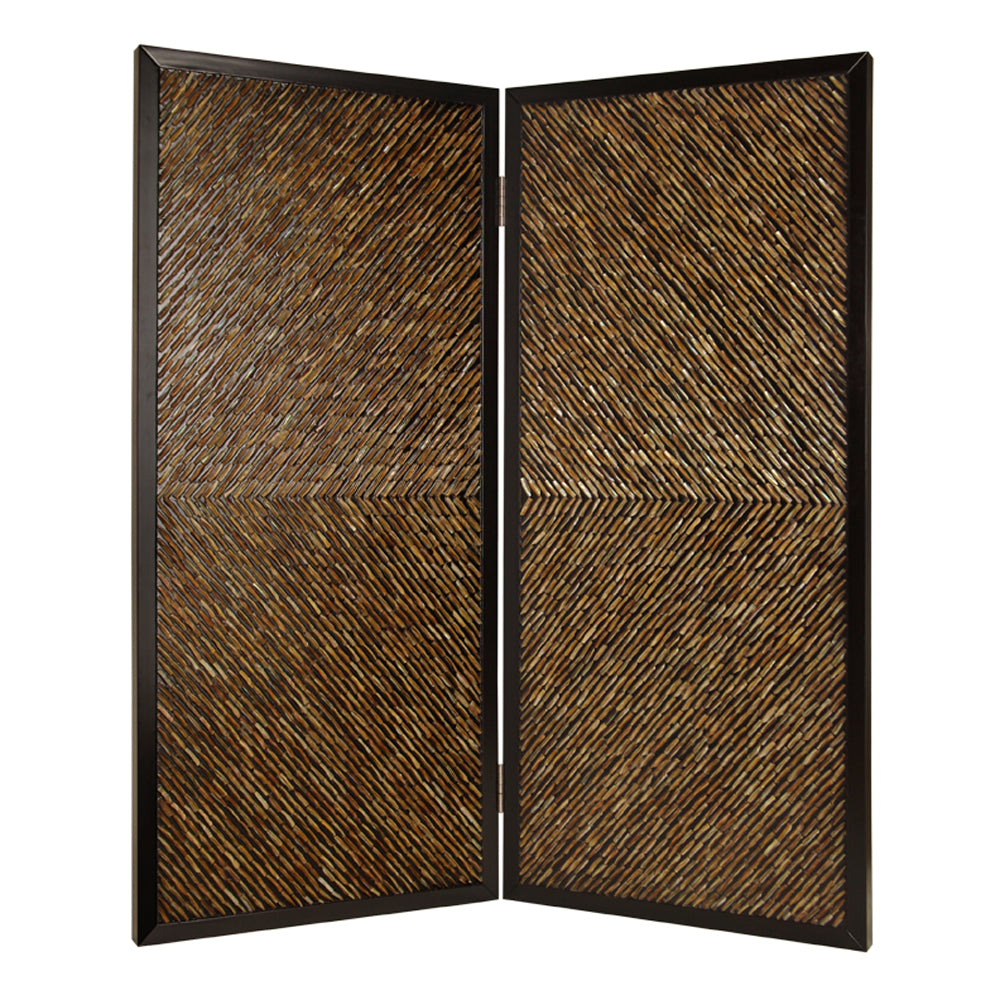 1" X 63" X 84" Multi Color Wood  Screen