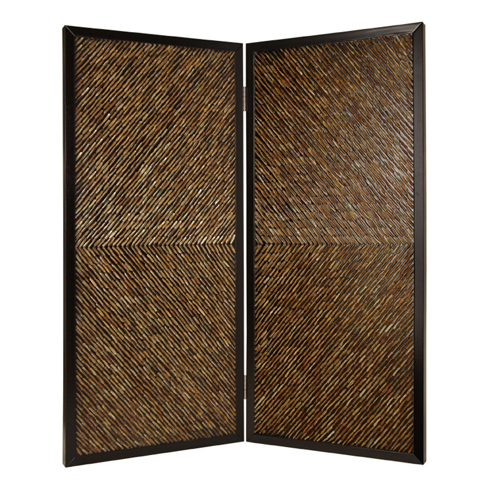 1" X 63" X 84" Multi Color Wood  Screen