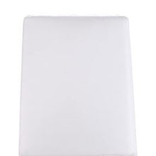 Set Of Two White Contemporary Faux Leather Dining Chairs